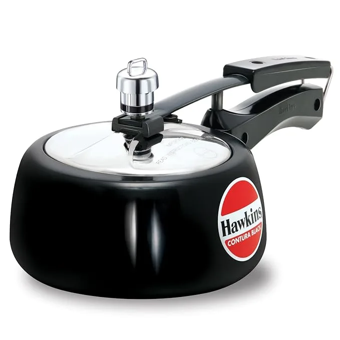 Hawkins Contura Black 1.5L Pressure Cooker (CB15)