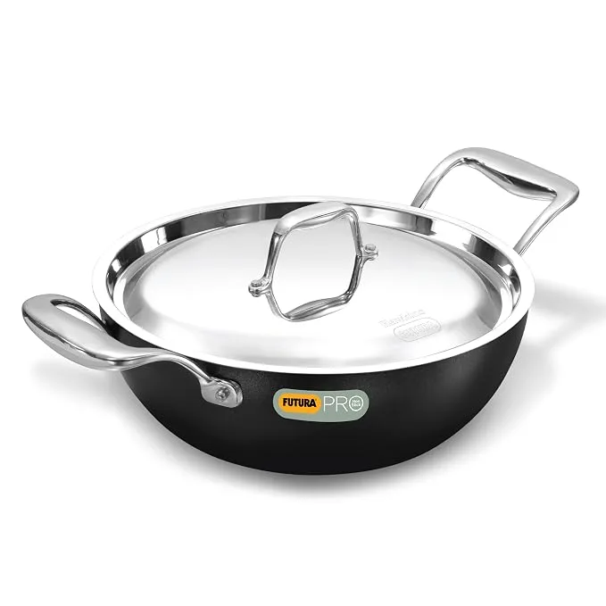 Hawkins Futura Pro Non-Stick Kadhai (2.5 L) (PNK25S)