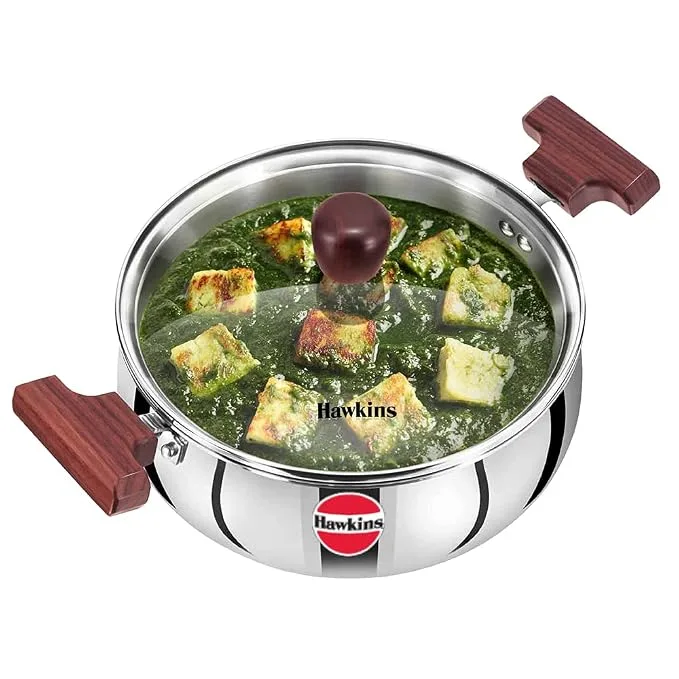 Hawkins Tri-Ply Stainless Steel Handi with glass lid (SSH30G) (3L)